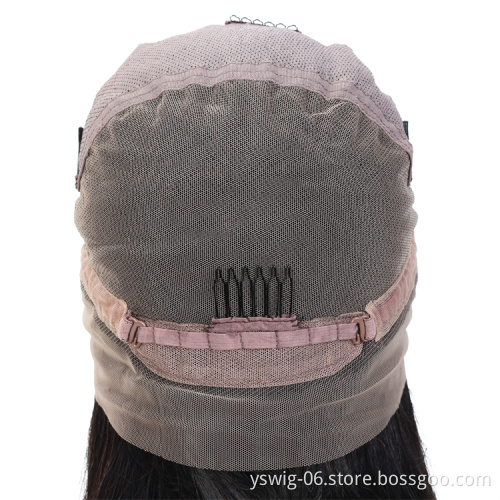 Virgin Cuticle Aligned Pre Plucked HD Full Lace Wigs, Straight Brazilian Lace Front Human Hair Wigs For Black Women